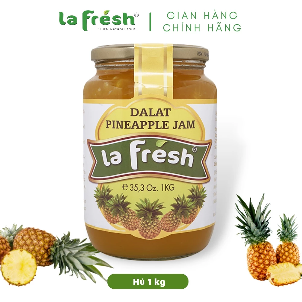 Mứt Thơm Lafresh Đà Lạt Hủ Thủy Tinh 1kg