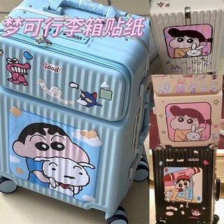 Nhãn Dán Trang Trí Va Li Hành Lý Hình Cậu Bé Bút Chì Shin-chan Dễ Thương