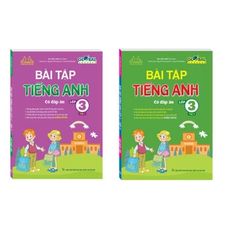 Sách - Combo GLOBAL SUCCESS - Bài tập tiếng anh lớp 3 tập 1 + 2 (có đáp án)