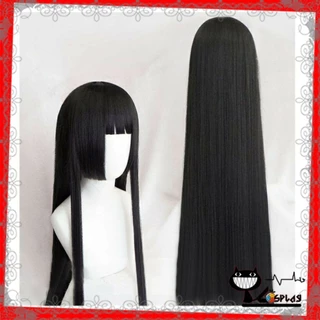 [Sẵn] Wig/tóc giả cosplay Jabami Yumeko mái hime - Học viện đỏ đen - Kakegurui màu đen [Miu Cosplay 05]