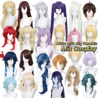 [Sẵn] Nhiều mẫu - Wig/tóc giả cosplay Layla/Venti/Hutao/Noelle/Childe/Zhongli/Kazuha/Eula/Ganyu - Genshin Impact [Miu