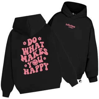 ÁO HOODIE UNISEX NAM NỮ ĐỀU MẶC ĐƯỢC do what makes you happy