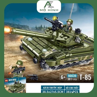 [381 chi tiết] Bộ xếp hình lắp ghép lego xe tăng quân sự XT381 |Mô hình lắp ráp đồ chơi cho bé phát triển trí tuệ