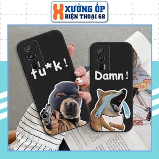 Ốp lưng TPU Xiaomi Redmi K60 / K60 Pro hình chú chó dễ thương, ốp silicon TPU dẻo rẻ đẹp