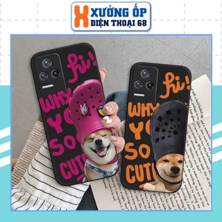 Ốp lưng TPU Xiaomi Redmi K50 / K50 Pro Ultra hình chó đội dép so cute, ốp silicon TPU dẻo rẻ đẹp