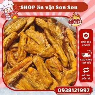 Mứt chuối sấy dẻo nguyên trái không đường Đà Lạt (500g)  - Son Son