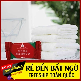 Bịch 20 khăn giấy nén vuông / tròn hàn quốc