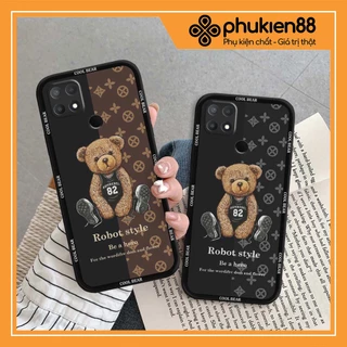 Ốp lưng TPU Oppo A15 / A15s cool bear cute thời trang, ốp silicon TPU dẻo rẻ đẹp