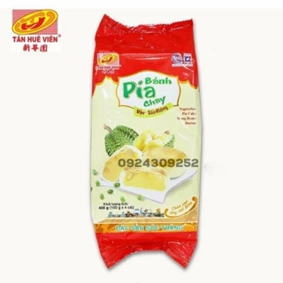 Bánh pía chay đậu xanh sầu riêng Tân Huê Viên (400G)