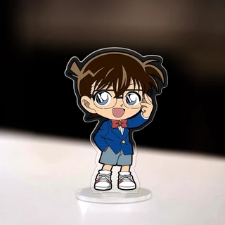 Mô hình standee Conan chibi anime manga thám tử lừng danh nhân vật Conan Kaito Kid Haibara Ran Mori cute dễ thương 8cm