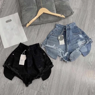 [Dani Clothing] Quần shorts đùi jeans rách tua túi lòi - T5L hàng xịn, hình thật, clip thật