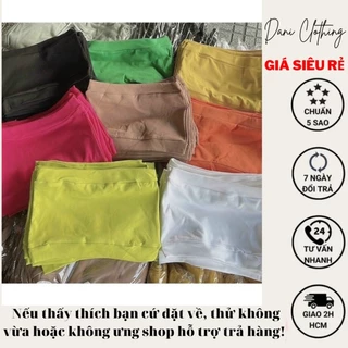 [Dani Clothing] Áo ống trơn bo viền 2 đầu croptop chất bozip đẹp - Z1U hàng xịn, hình thật, clip thật