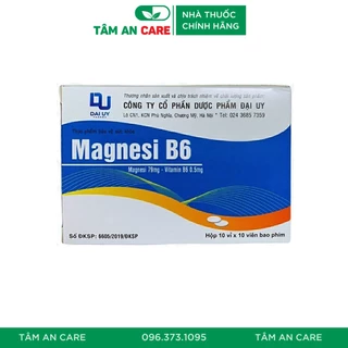 Bổ Sung Magie Và Vitamin B6, Mgb6 Đại Uy – Tâm An Care