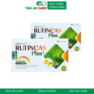 Rutincas Plus Medstand Bổ Sung Vitamin C Và Rutin Giúp Bền Thành Mạch, Giảm Nhiệt Miệng – Tâm An Care