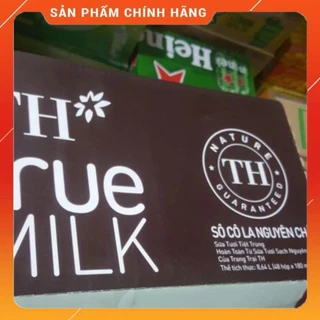 Thùng sữa TH true milk socola, dâu 180ml