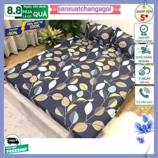 Ga Trải Giường Bo Chun Sẵn 1m2x1m9,1m4x2m,1m6x2m,1m8x2m,lá đề