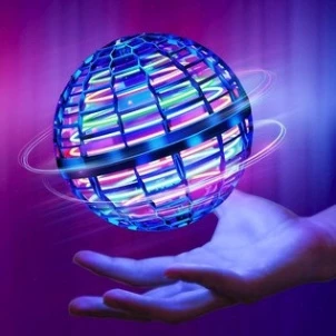 Quả Cầu Ma Thuật Phát Sáng Lơ Lửng Có Đèn Nhấp Nháy Nhiều Màu Sắc
