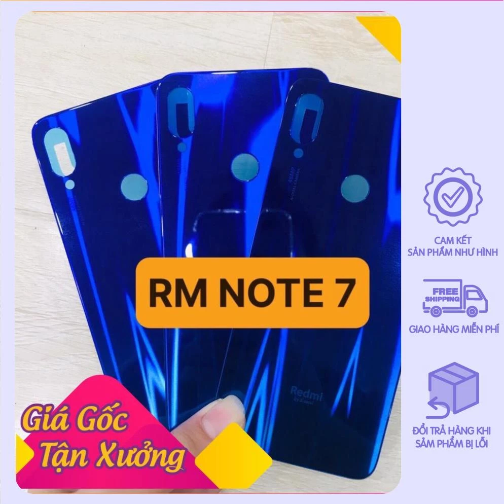 (bán buôn) LƯNG REDMI XIAOMI NOTE 7 - VỎ REDMI XIAOMI NOTE 7 - NẮP PIN REDMI XIAOMI NOTE 7 Giá Siêu Hời