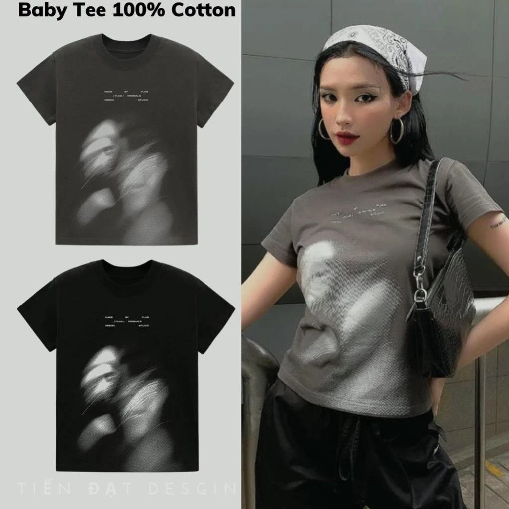 Áo baby tee FUAS BLUR PSYCHEDELIC,Áo thun nữ ngắn tay T-SHIRT Localbrand.studio Seller Localbrand 2023