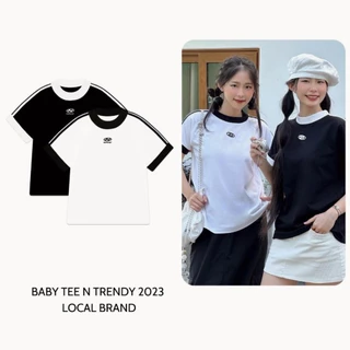 Áo Baby Tee logo B, Áo Thun Baby Tee Cotton 100% Nam Nữ Unisex localbrand.studio Seller Localbrand 2023