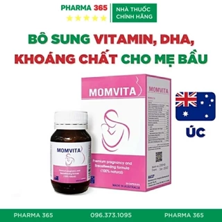 Bổ Sung Vitamin, DHA, Khoáng Chất Cần Thiết Cho Phụ Nữ Chuẩn Bị Mang Thai, Đang Cho Con Bú MomVita - Pharma 365