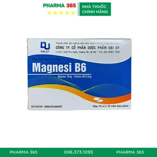 Bổ Sung Magie Và Vitamin B6, Mgb6 Đại Uy - Pharma 365