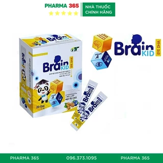 Cốm Tốt Cho Não Bộ, Thị Lực, Bổ Sung Acid Béo DHA Omega, Tăng Thị Lực Cho Trẻ Brain Kid - Pharma 365