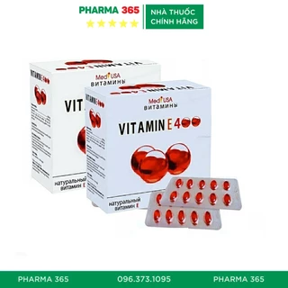 Vitamin E Đỏ - Hỗ Trợ Làm Đẹp Da, Ngừa Lão Hóa, Chống Oxy Hóa - Pharma 365