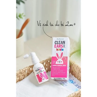 Xịt tan ráy tai Clear ears Kids 30ml ÚC chính hãng mẫu mới