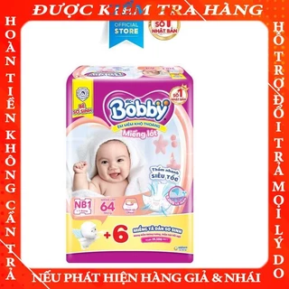 Miếng lót sơ sinh Bobby Newborn 1-64 miếng  lamano