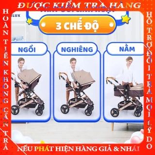 Xe đẩy cho bé Chilux V1.6 - 9 tính năng tiện dụng cho mẹ và bé - có thể gấp gọn  thanhvu