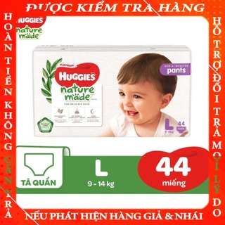 Tã Quần Huggies Platinum Nature Made M58/L44/XL38/XXL26:L44  lamano