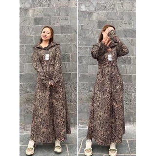 Áo chống nắng nữ toàn thân, Á choàng nắng dáng dài chất UMI LOANG siêu đẹp, dày dặn - 199X Fashion