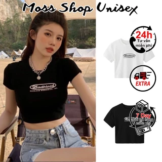 Áo Thun Croptop Tay Ngắn Badblood MOSSSHOPUNISEX