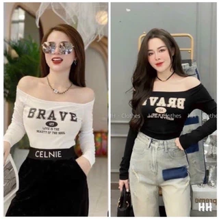 [Dani Clothing] Áo bẹt vai dài tay chất borip loại 1 - B9L xưởng may HP