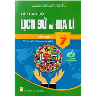 Sách - Tập bản đồ Lịch sử và Địa lí - Phần Địa lí lớp 7 (Phí Công Việt)