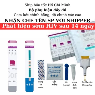 Test HIV Alere combo Ag/ab 14 ngày chính xác cao giao hỏa tốc nhanh chóng bí mật MS 03