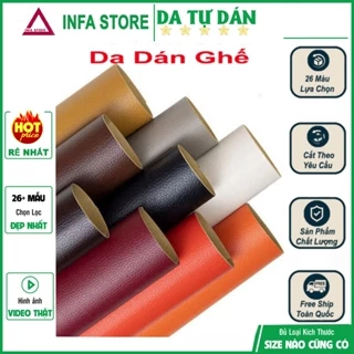 [FREESHIP❤️] Da Dán Ghế Sofa ⚡️ Da Dán Yên Xe ⚡️ Da Dán Sửa Chữa Đồ Da Tự Dính Cao Cấp