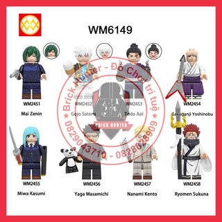 WM6149 minifigures Jujutsu Kaisen mô hình lắp ráp nhân vật Anime Chú thuật hồi chiến mới wave 2