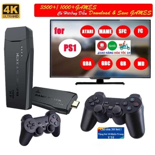 [RẺ NHẤT] Máy Chơi Game Stick 4k - HDMI 10000 + 20 trò mới độc quyền, kết nối không dây game 4 nút,6 nút PS1/GBA/GBC-BH