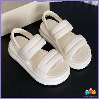 Giày Sandal Đế Dày Thời Trang Đi Biển Mùa Hè Cho Nữ