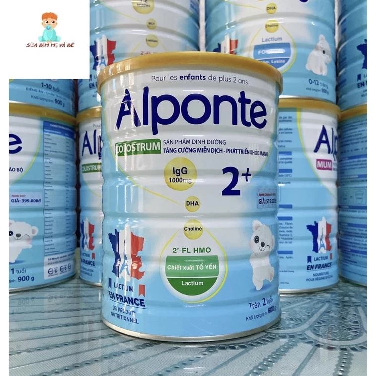 Sữa bột Alponte Colostrum 2+ 800g (date mới)