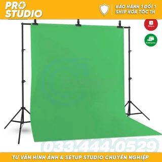 Phông vải xanh lá tách nền cỡ 2x3m dành cho studio cao cấp - PRO.Studio & Decor Hà Nội