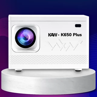Máy Chiếu 4K Siêu Nét Kaw K650 Plus, Giá Rẻ, Chất Lượng, Full HD 1080p, Tích hợp WiFi, Bluetooth