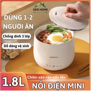 Nồi cơm điện, nồi điện đa năng Chống Dính Cách Nhiệt chất liệu chống dính, dung tích 1,8L  dễ dàng vệ sinh x435