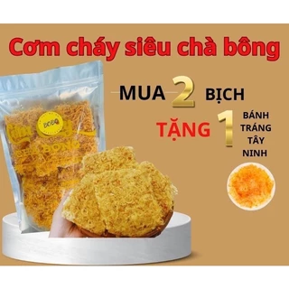 Cơm cháy siêu chà bông túi zip 500gr Ăn Vặt Mẹ Bo