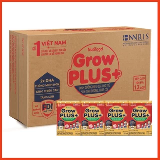 Sữa Grow plus FDI Đỏ 110ml ( Thùng x 48 hộp ) (Chính hãng) NgoctoanMart