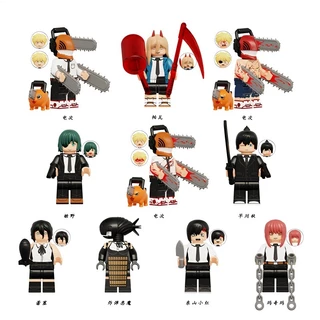 Mô Hình Lắp Ráp Lego Nhân Vật Chainsaw Man Devil Denji Macchima Hayakawa Akira Dongshan Xiaohong