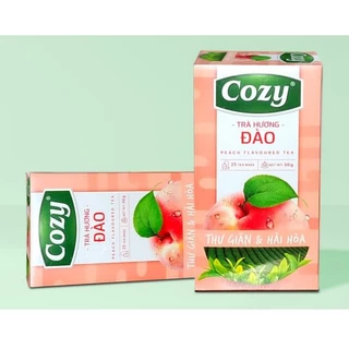 Trà đào túi lọc Cozy - hộp 50g (25 túi lọc x 2g)