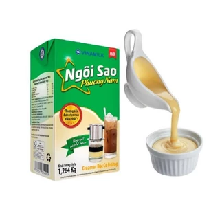 [chỉ giao HỎA TỐC tp.hcm] Creamer / Sữa Đặc có đường Ngôi Sao Phương Nam - hộp xanh lá cây 1.284 kg